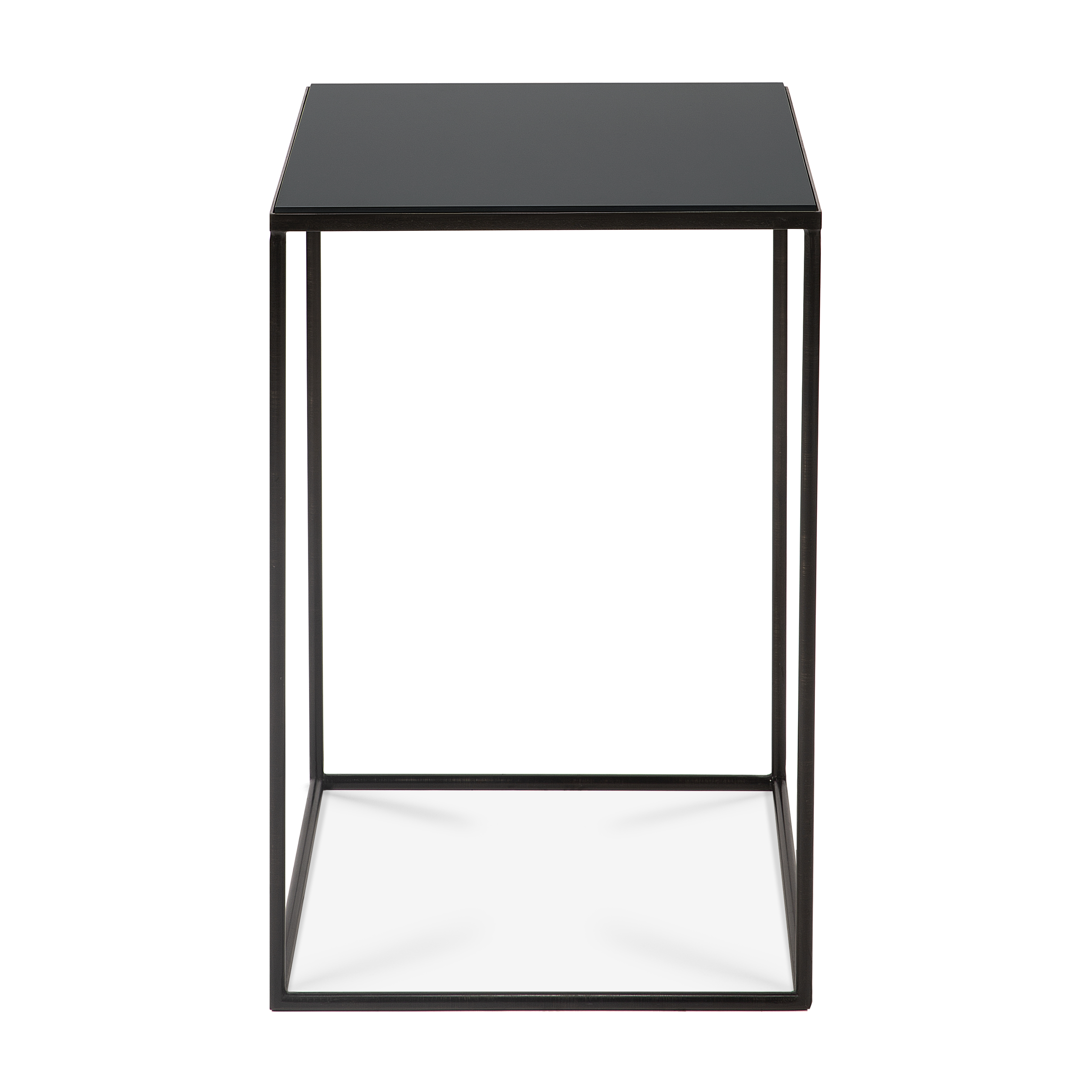 Ethnicraft - Compact bijzettafel Charcoal - (40 x 40 x 60 cm)