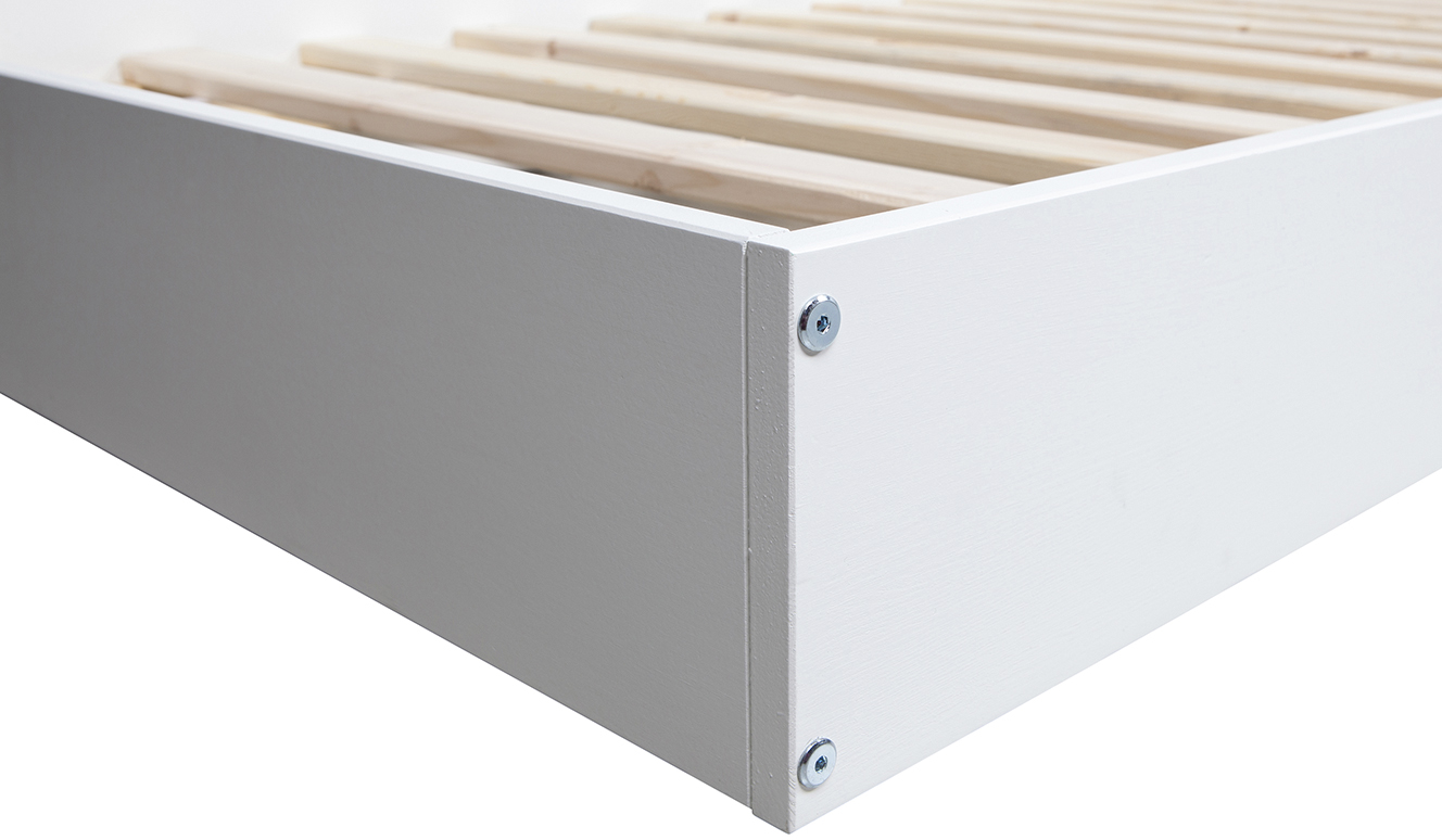 Connect corner bed white [fsc]