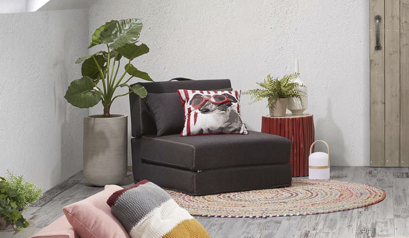 Saht vloerkleed Ø 150 cm veelkleurig