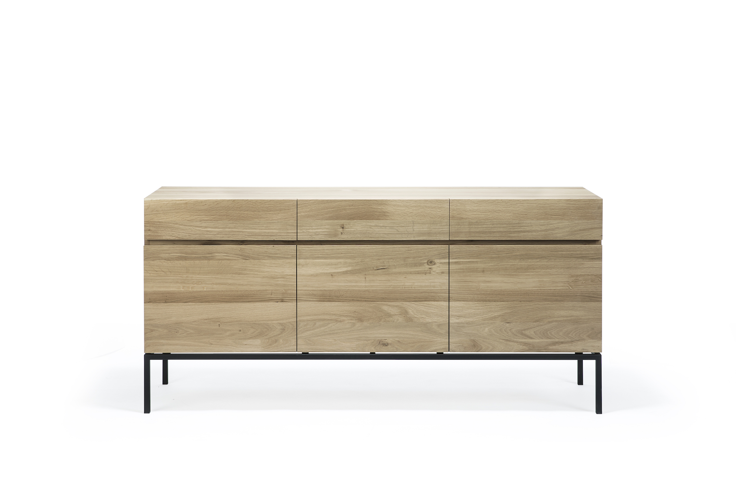 Ethnicraft - Ligna eiken dressoir (165 x 45 x 78 cm)