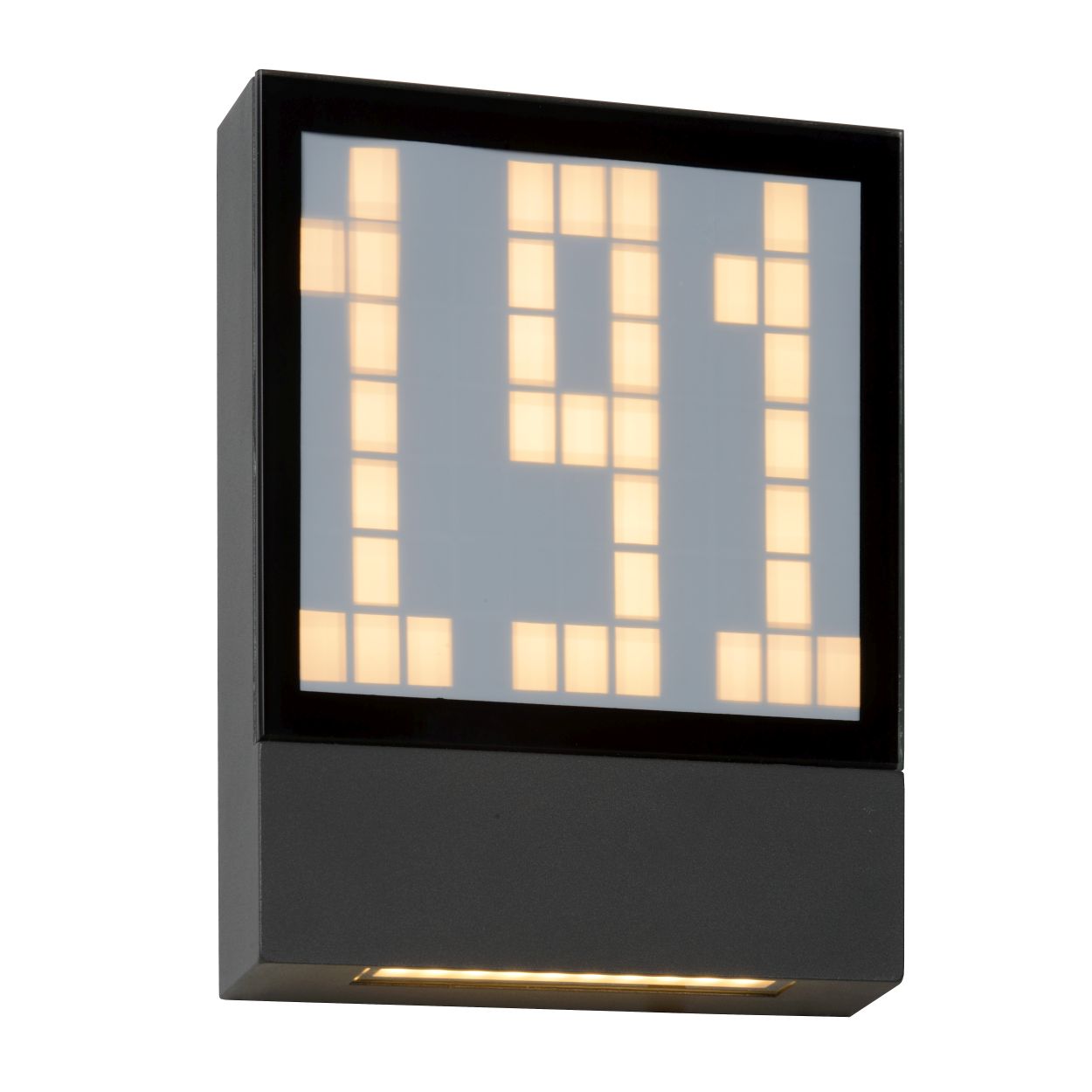 Lucide DIGIT - Wandlamp Buiten - LED - 1x3W 2700K - IP54 - Antraciet