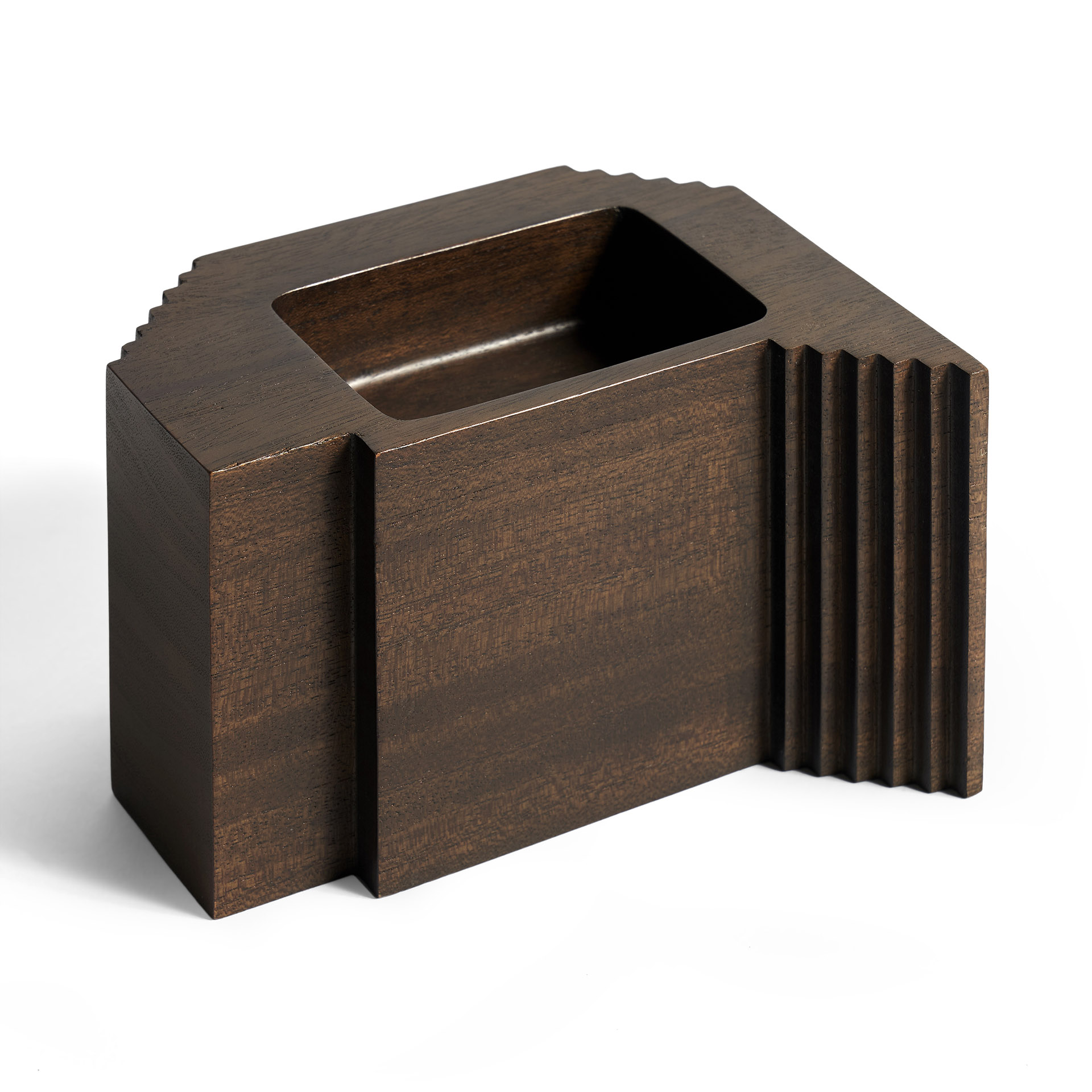 Ethnicraft - Treviso gelakt mahonie object espresso (15 x 12 x 9 cm)