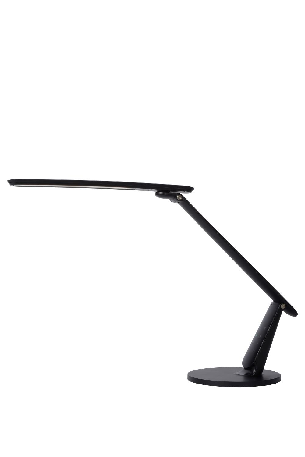 Lucide PRACTICO - Bureaulamp - LED Dim to warm - 1x10W 2700K/6000K - Zwart