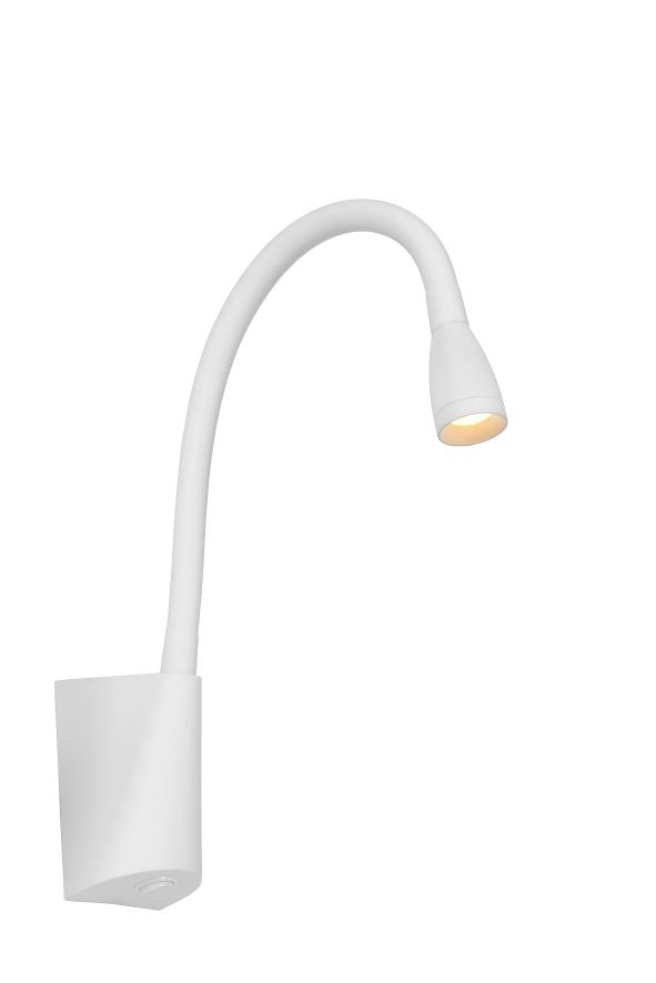 Lucide GALEN-LED - Bedlamp - LED - 1x3W 3000K - Wit