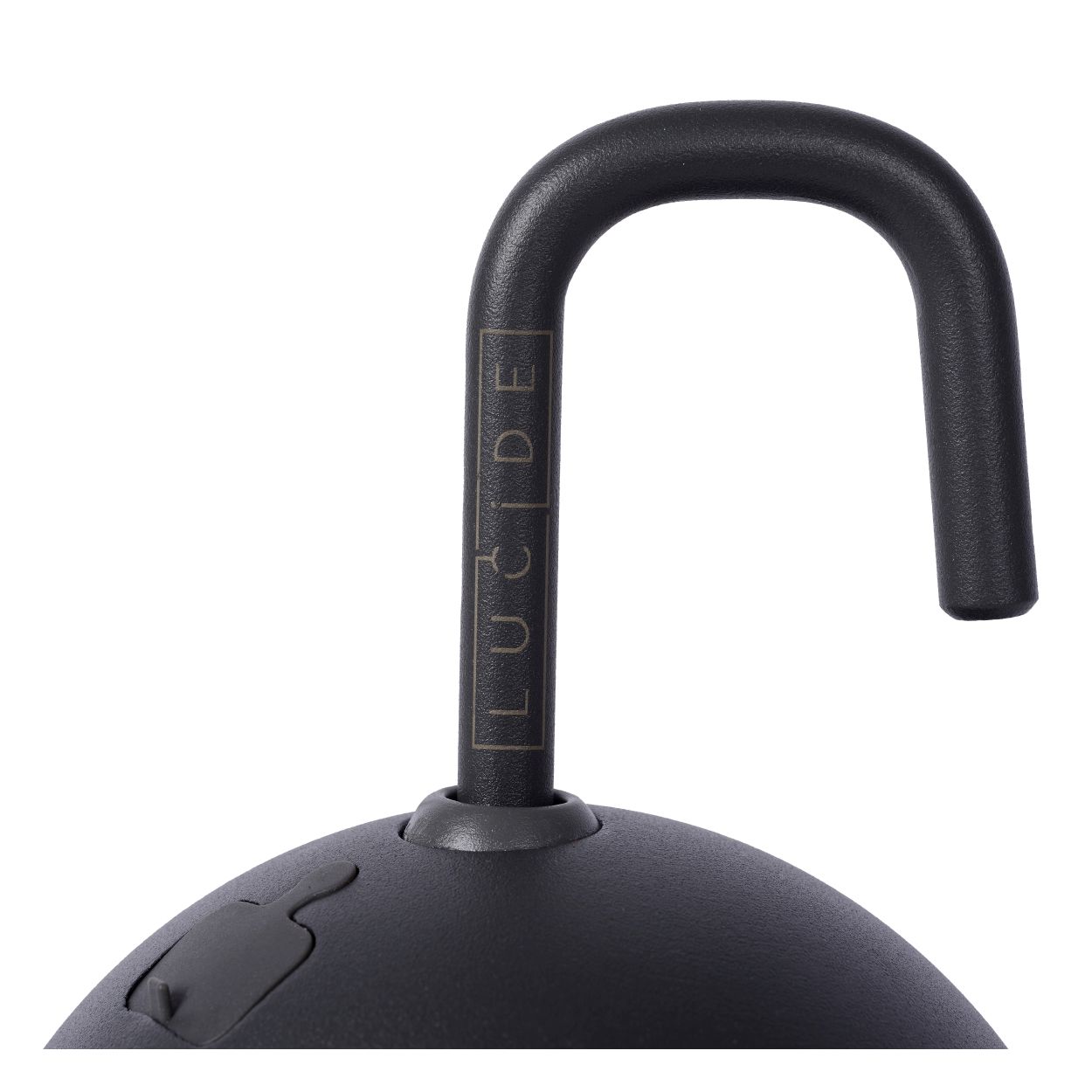 Lucide SPHERE - Oplaadbare Hanglamp Buiten - Accu/Batterij - Ø 10,2 cm - LED Dimb. - 1x2W 2700K - IP54 - 3 StepDim - Antraciet