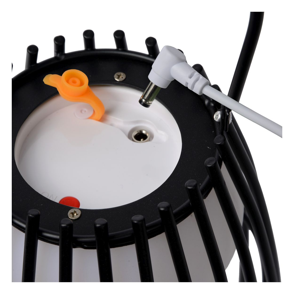 Lucide FJARA - Tafellamp Buiten - Ø 17,5 cm - LED Dimb. - 1x0,3W 3200K - IP44 - 3 StepDim - Zwart