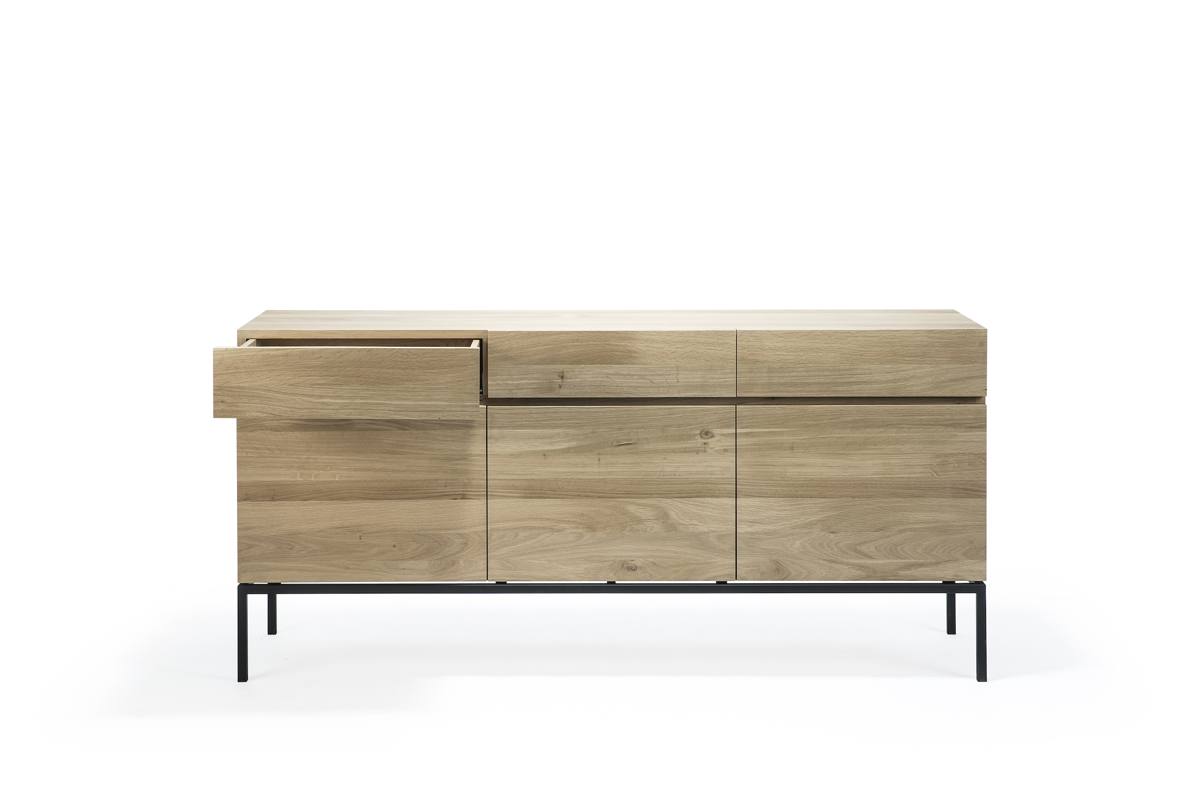 Ethnicraft - Ligna eiken dressoir (165 x 45 x 78 cm)