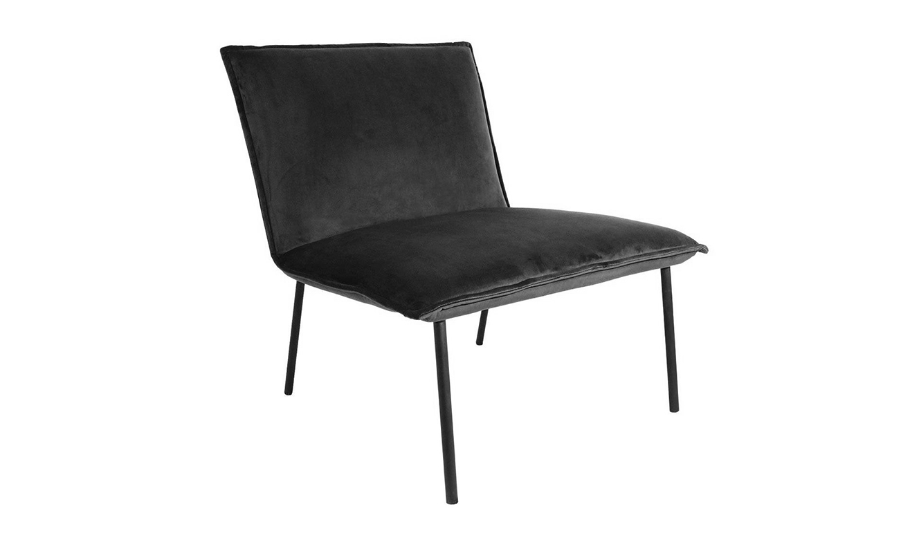 Kick Fauteuil Lola - Velvet Antraciet
