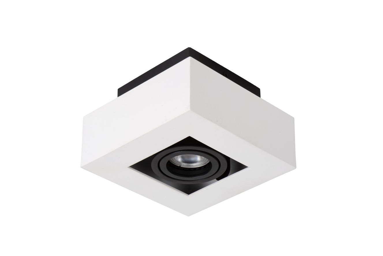 Lucide XIRAX - Plafondspot - LED Dim to warm - GU10 - 1x5W 2200K/3000K - Wit