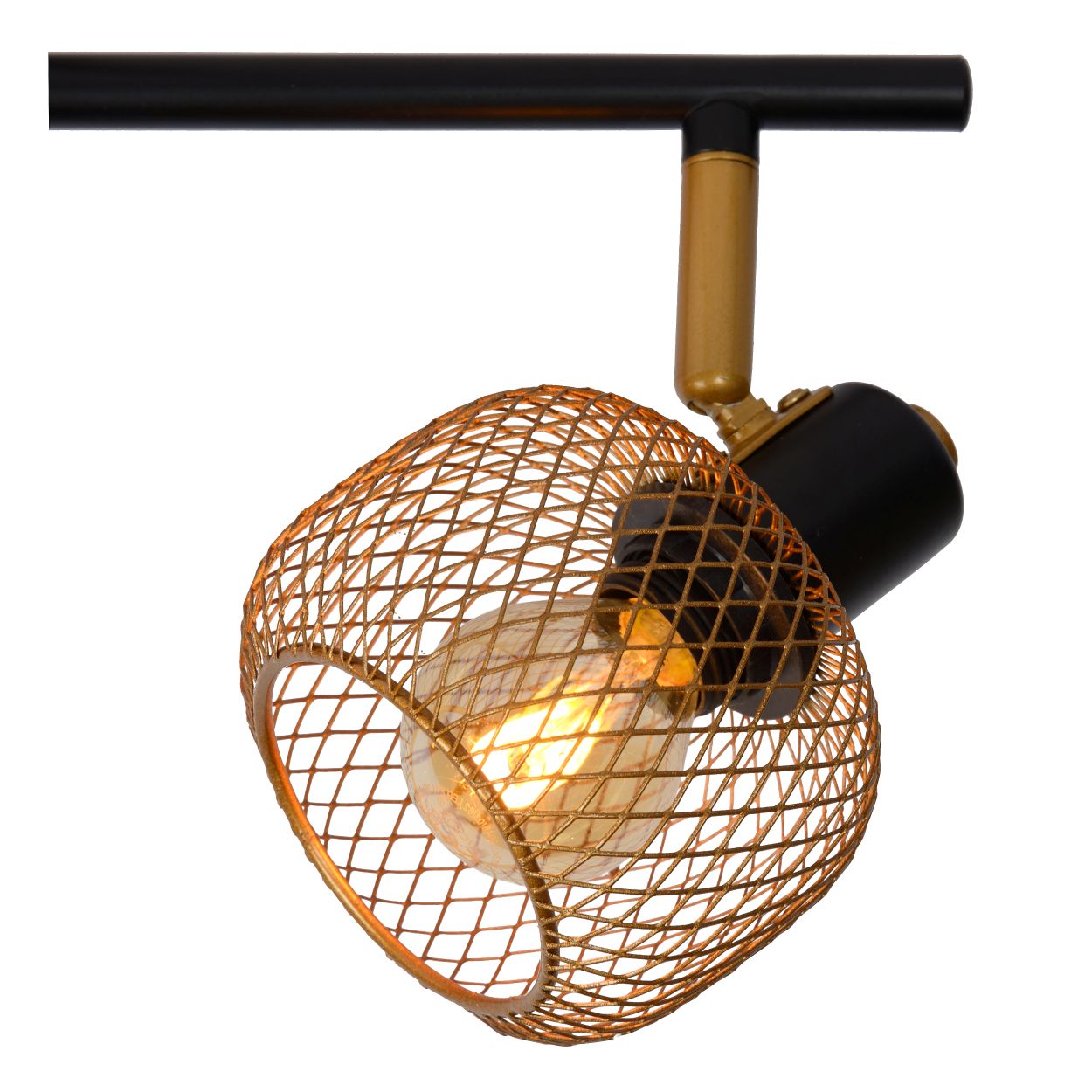 Lucide MAREN - Plafondspot - 4xE14 - Mat Goud / Messing