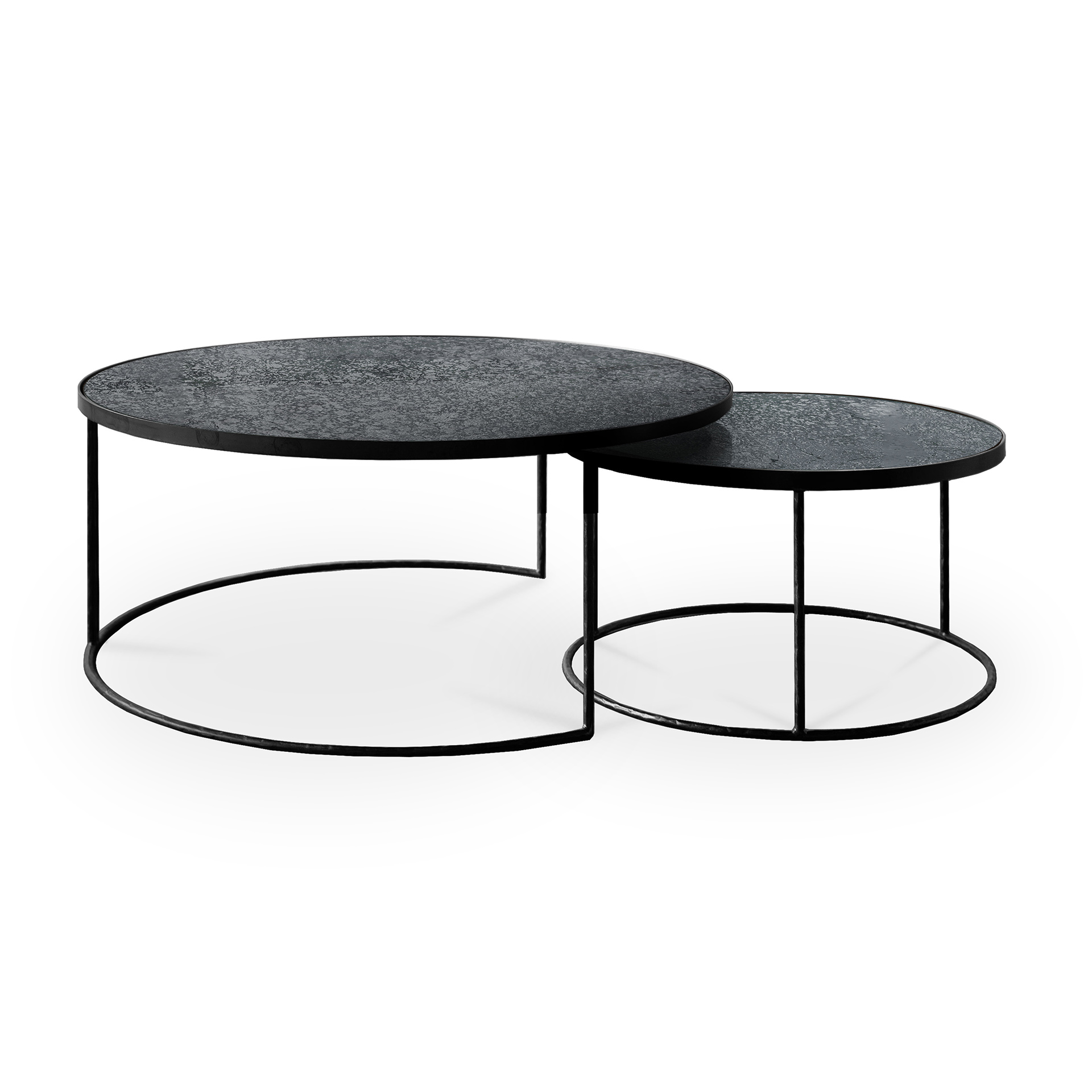 Ethnicraft - Nesting koffietafel Charcoal