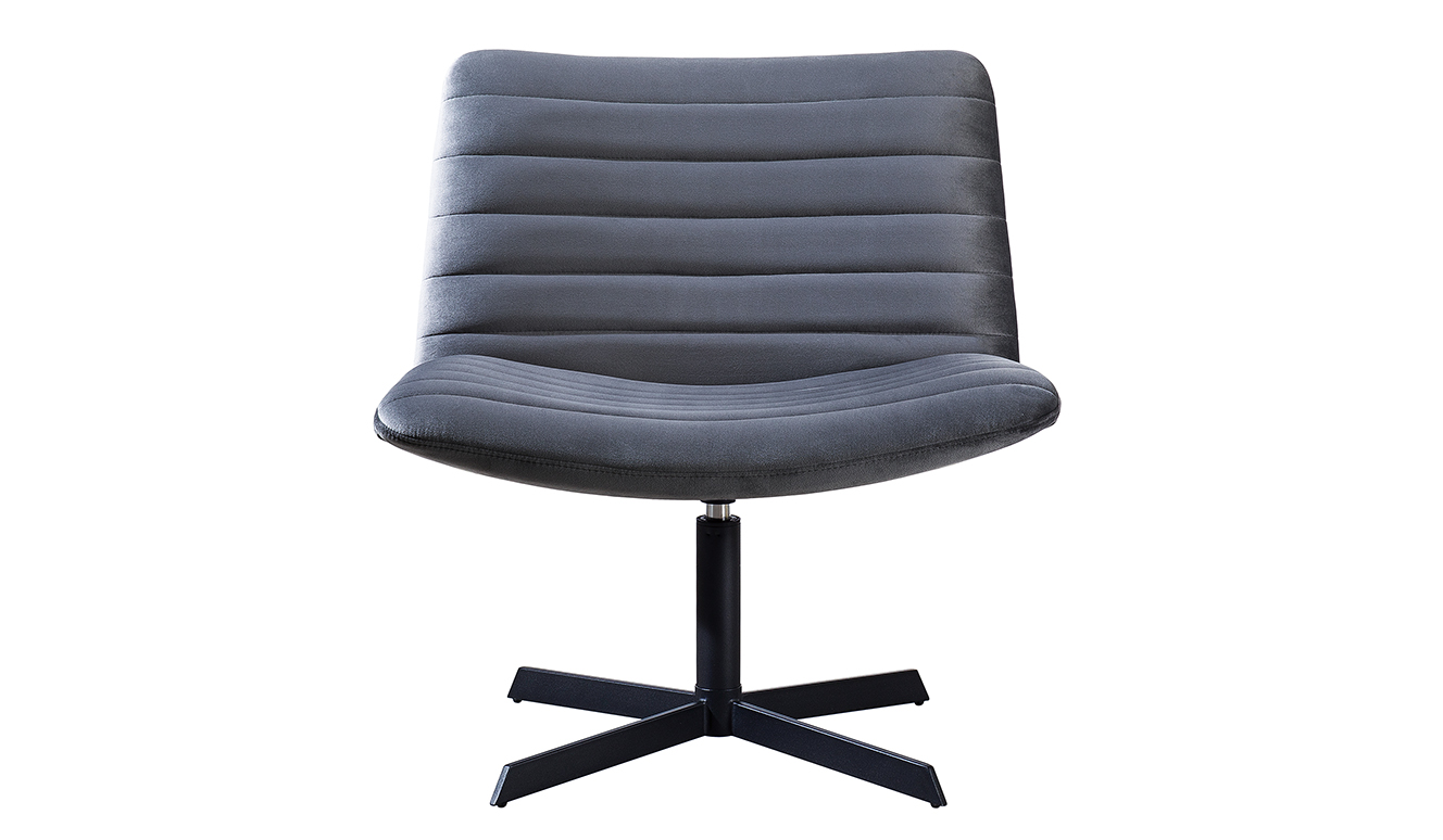 Kick Fauteuil Beau - Velvet Grijs