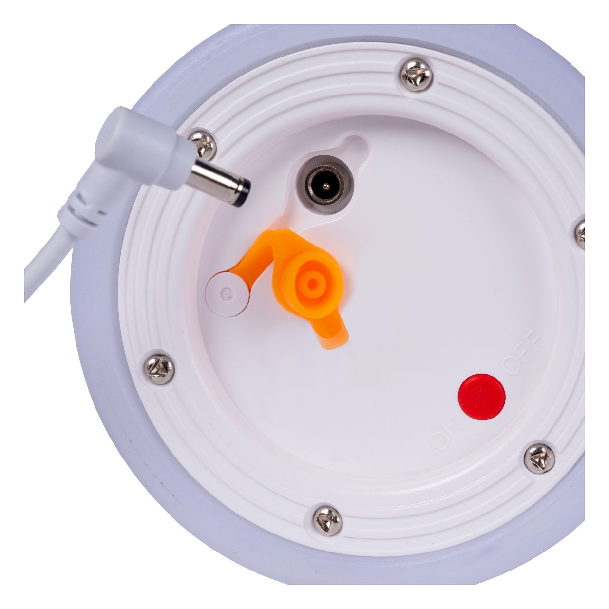 Lucide LITTLE JOE - Tafellamp Buiten - Ø 10 cm - LED Dimb. - 1x0,3W 3200K - IP44 - 3 StepDim - Bruin