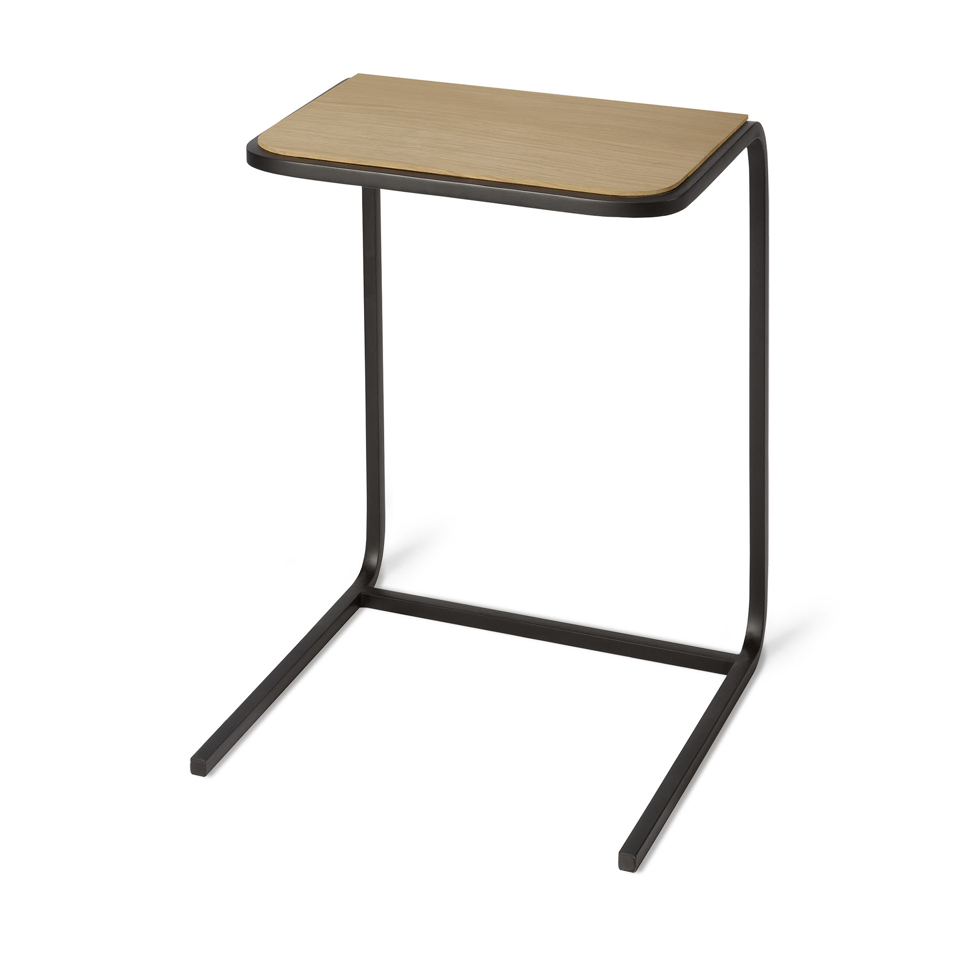 Ethnicraft - N701 bijzettafel gelakt eiken - (40 x 40 x 53 cm)
