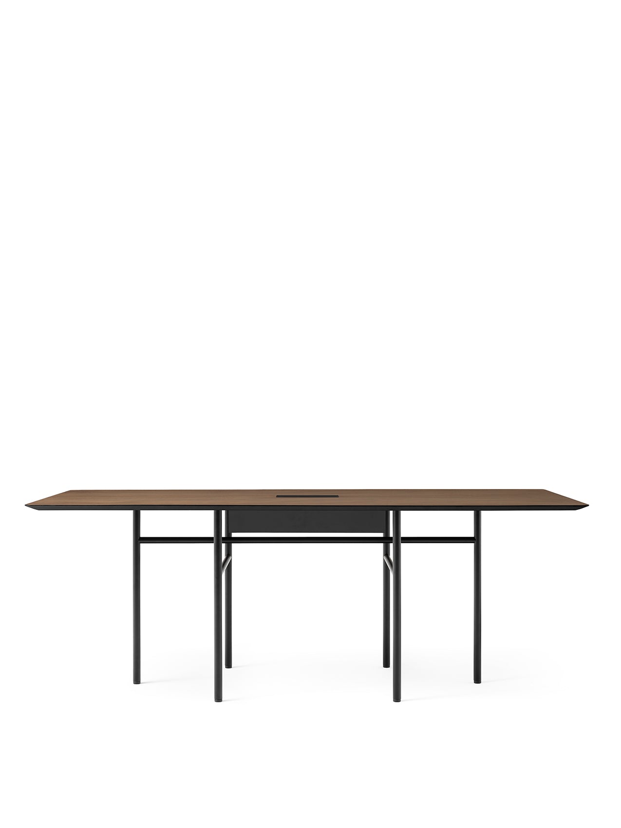 Menu - Snaregade vergadertafel, rechthoekig, Black/Dark Stained Oak