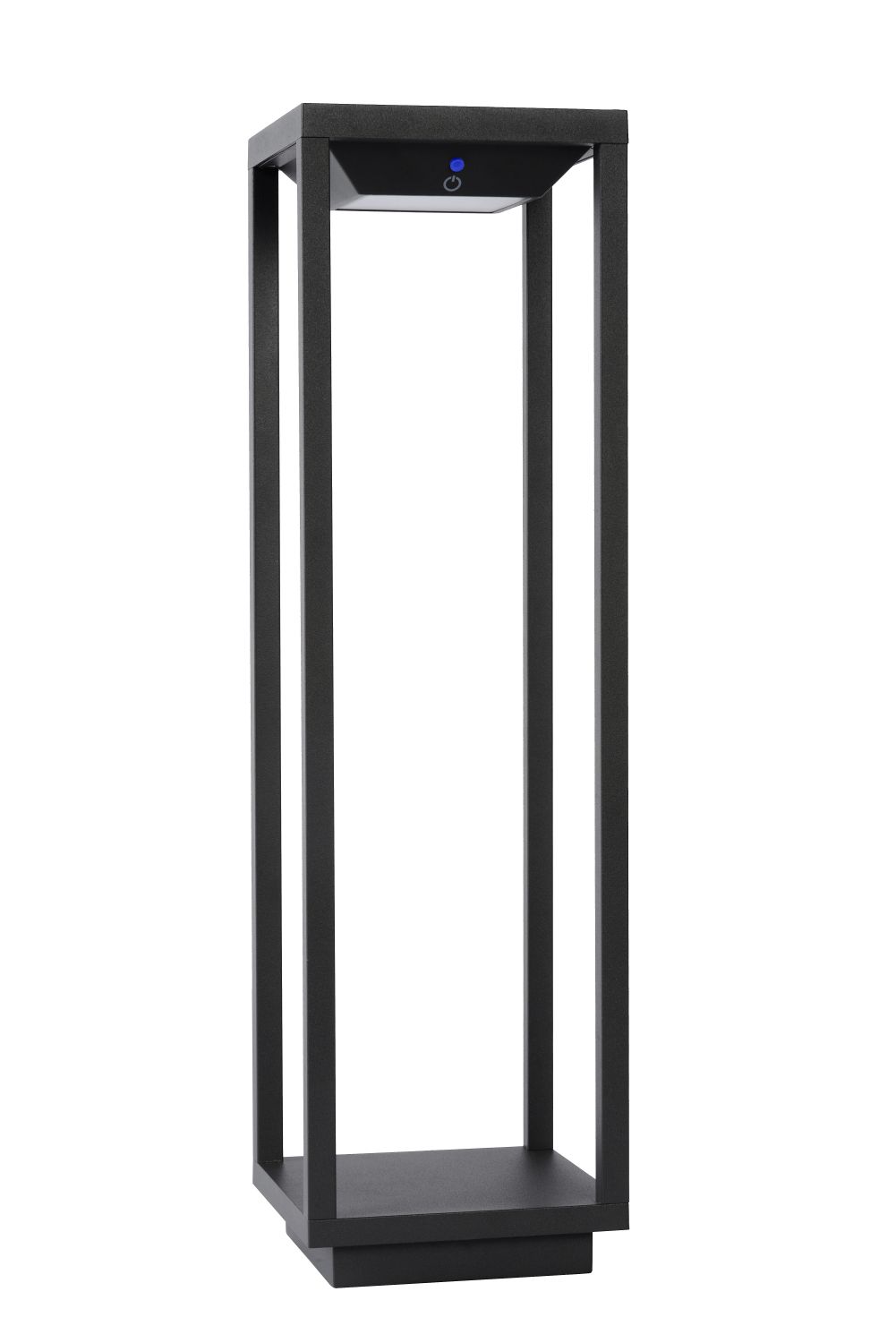 Lucide TENSO SOLAR - Sokkellamp Buiten - LED - 1x2,2W 3000K - IP54 - Antraciet