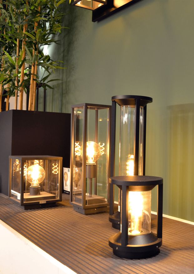 Lucide CLAIRE - Sokkellamp Buiten - 1xE27 - IP54 - Antraciet