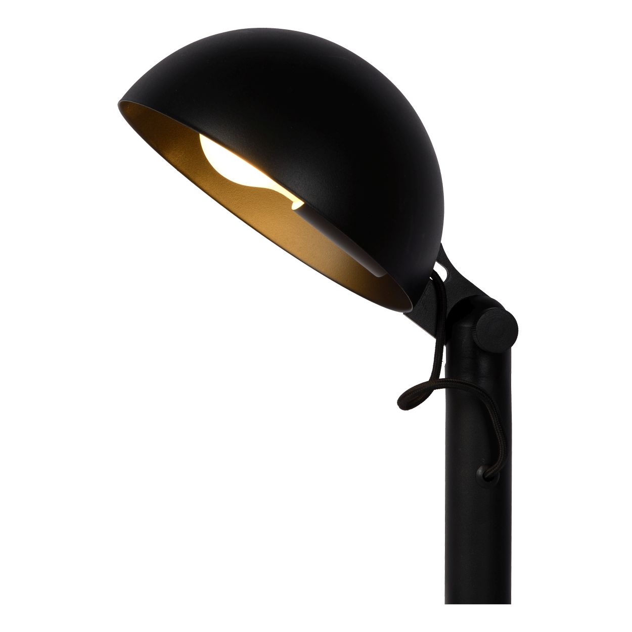 Lucide AUSTIN - Bureaulamp - Ø 20 cm - 1xE27 - Zwart
