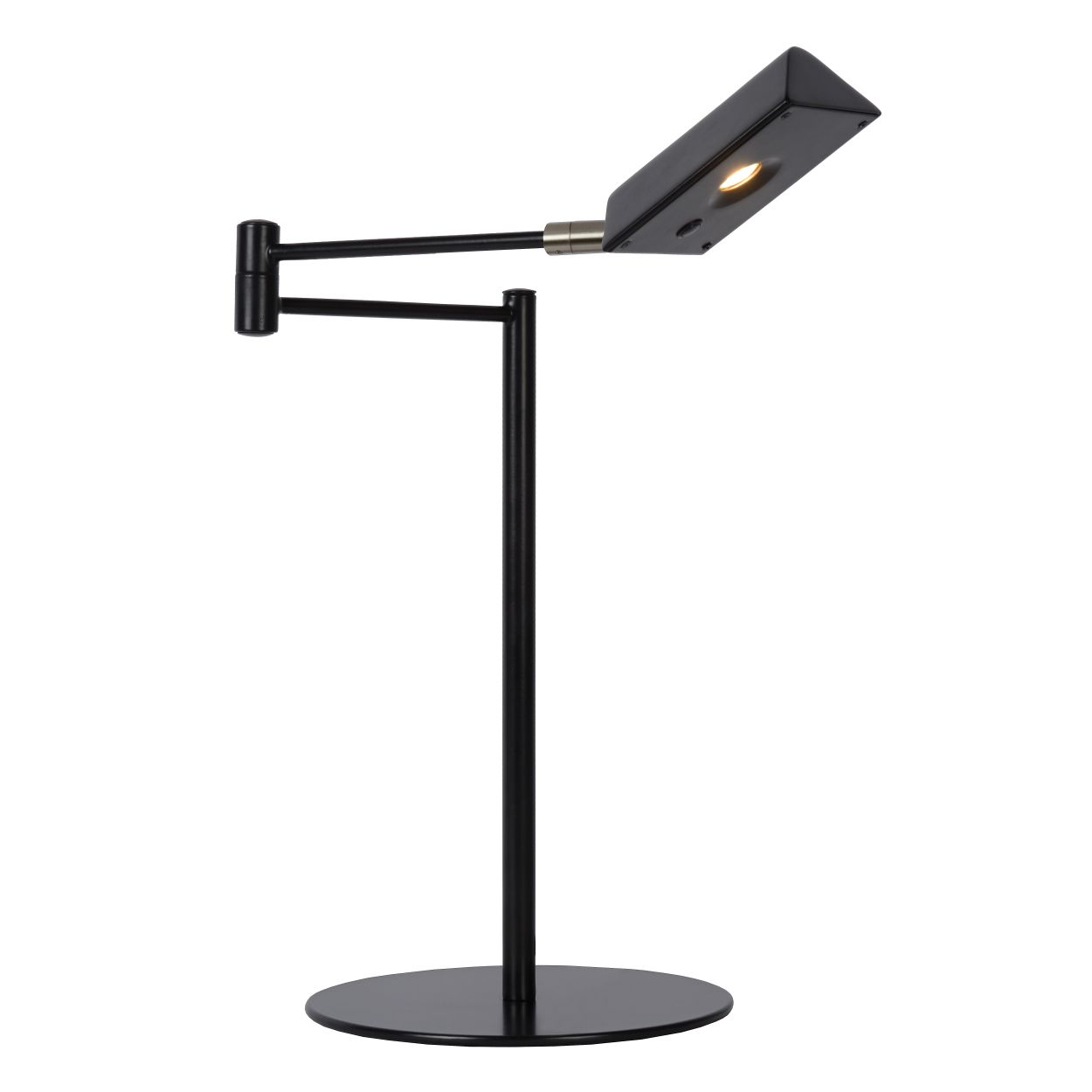 Lucide NUVOLA - Bureaulamp - Ø 20 cm - LED Dimb. - 1x9W 3000K - Zwart