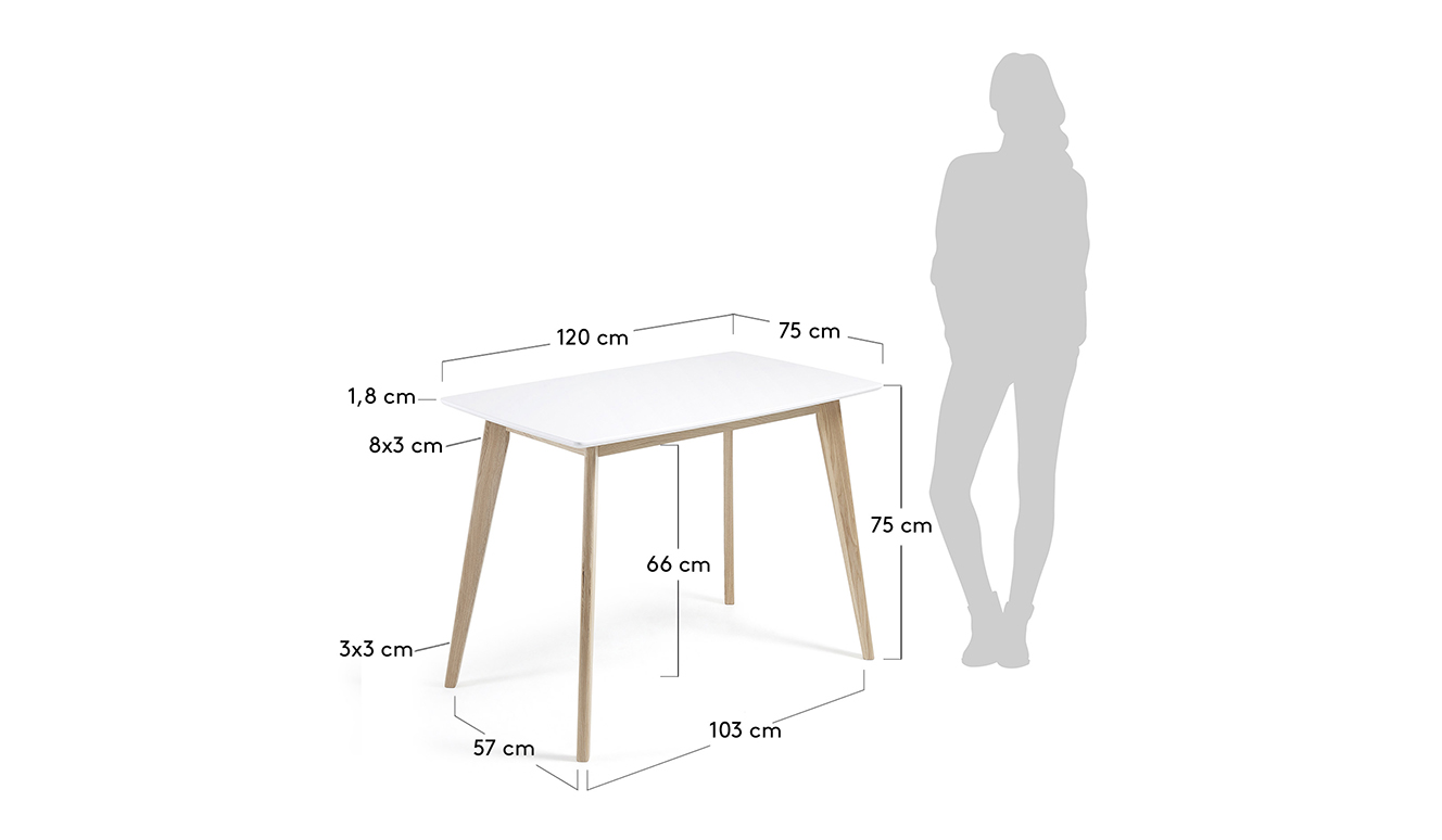 Anit tafel 120 x 75 cm