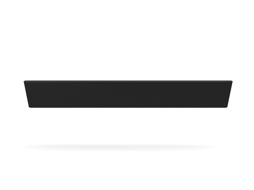 Menu - Zet opbergsysteem, L150, boekenplank, Black Powder Coated Steel