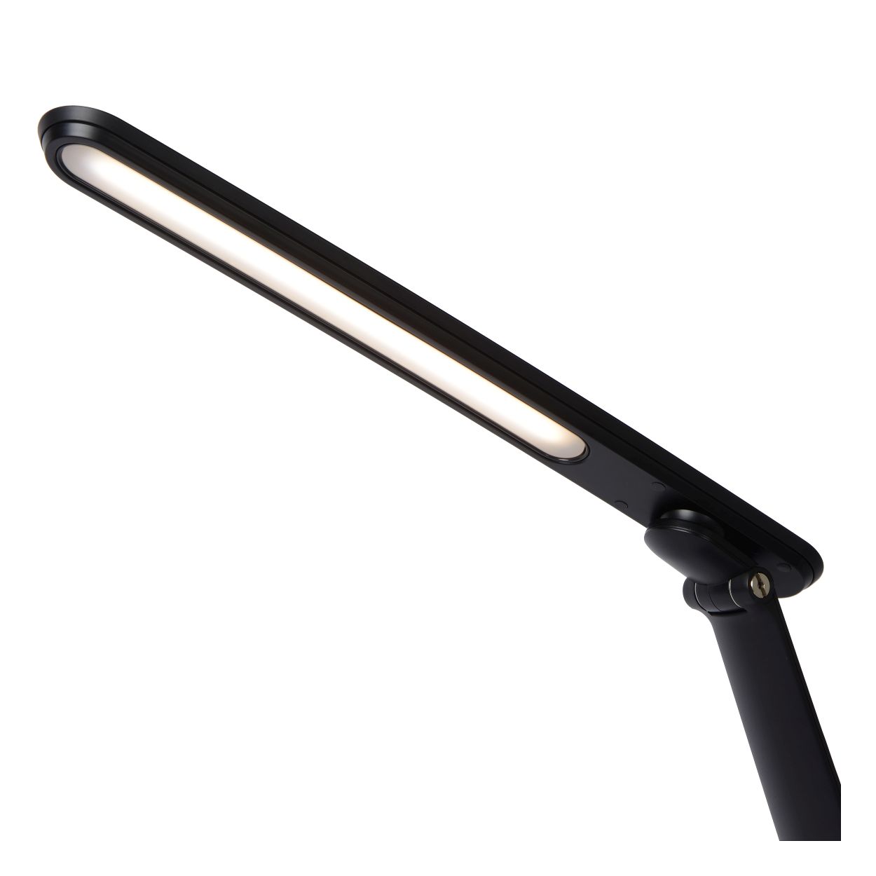 Lucide PRACTICO - Bureaulamp - LED Dim to warm - 1x10W 2700K/6000K - Zwart
