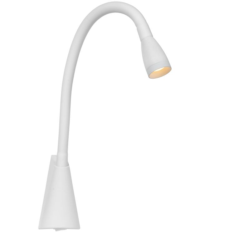 Lucide GALEN-LED - Bedlamp - LED - 1x3W 3000K - Wit