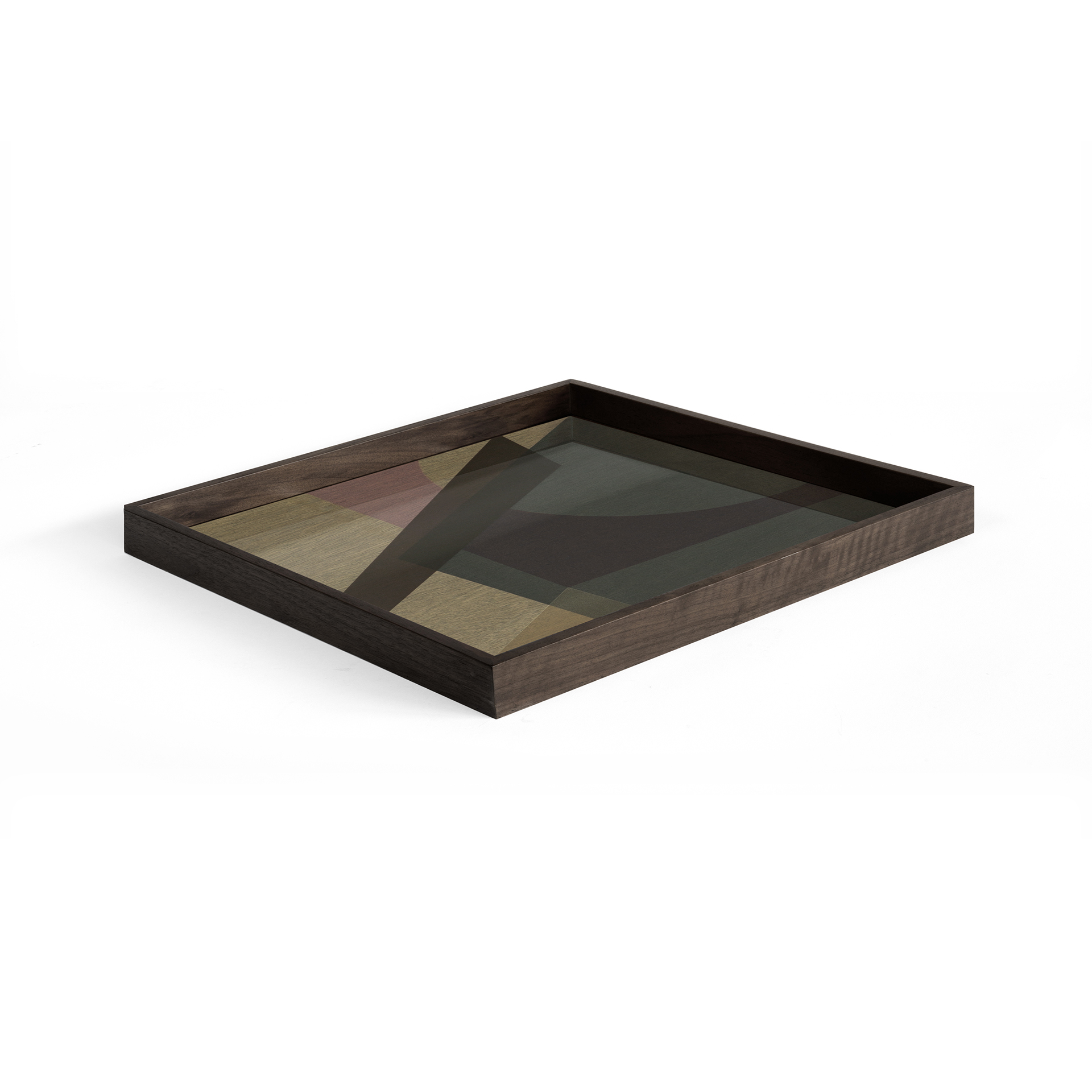Ethnicraft - Angle dienblad Slate L (51 x 51 x 4 cm)