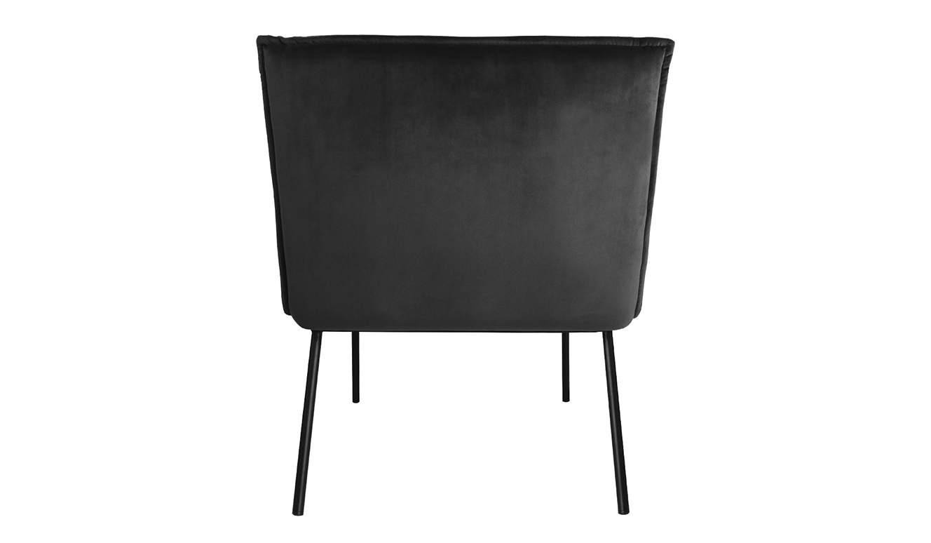 Kick Fauteuil Lola - Velvet Antraciet