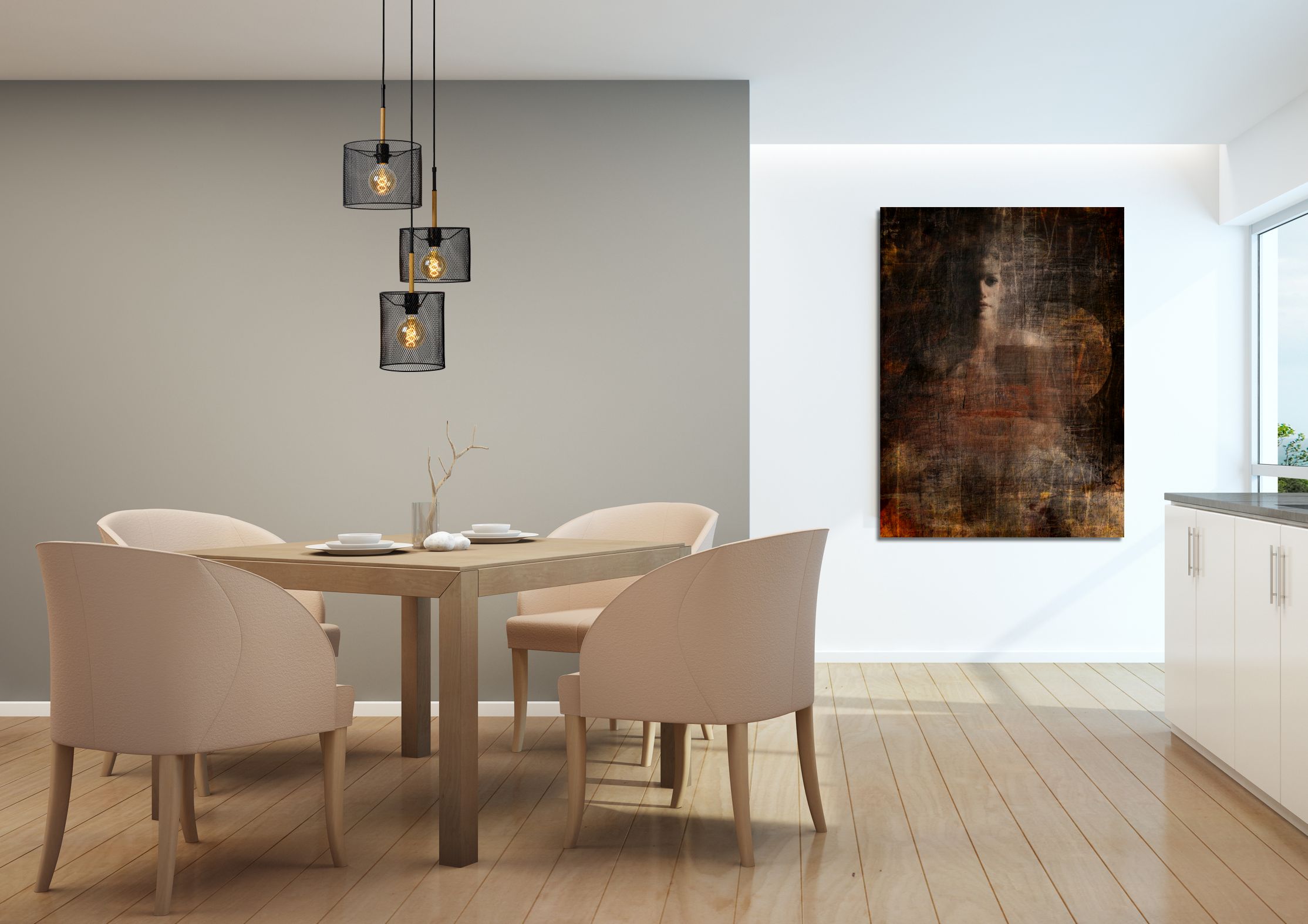 Lucide BASKETT - Hanglamp - 3xE27 - Zwart