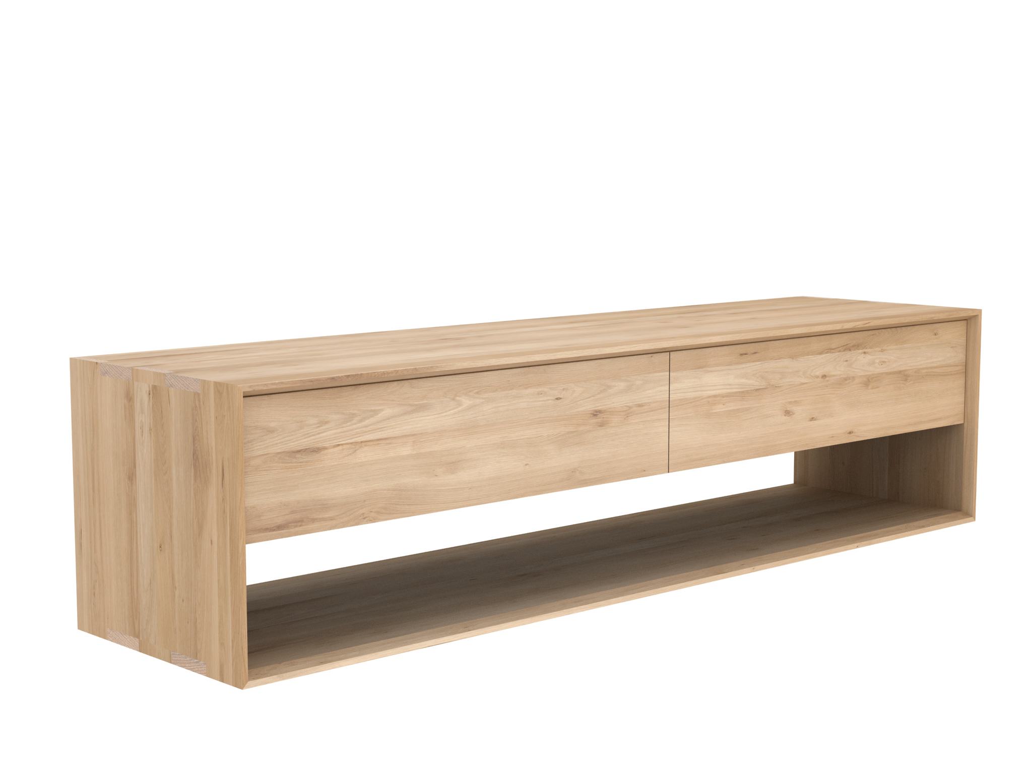 Ethnicraft - Nordic eiken TV-meubel (180 x 46 x 45 cm)