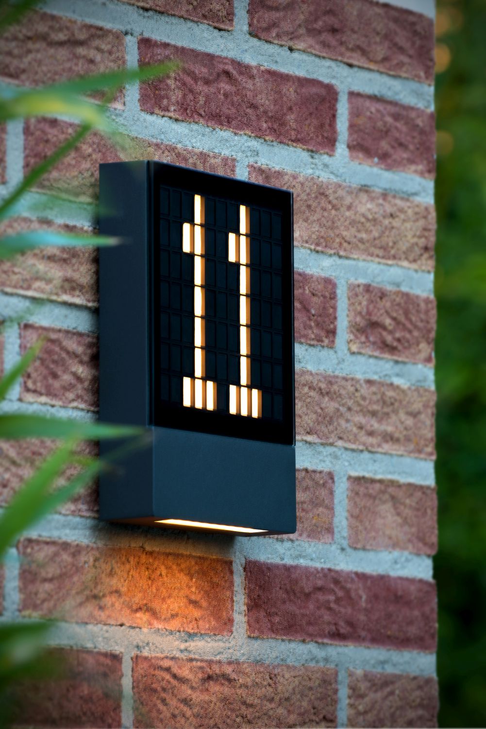 Lucide DIGIT - Wandlamp Buiten - LED - 1x3W 2700K - IP54 - Antraciet