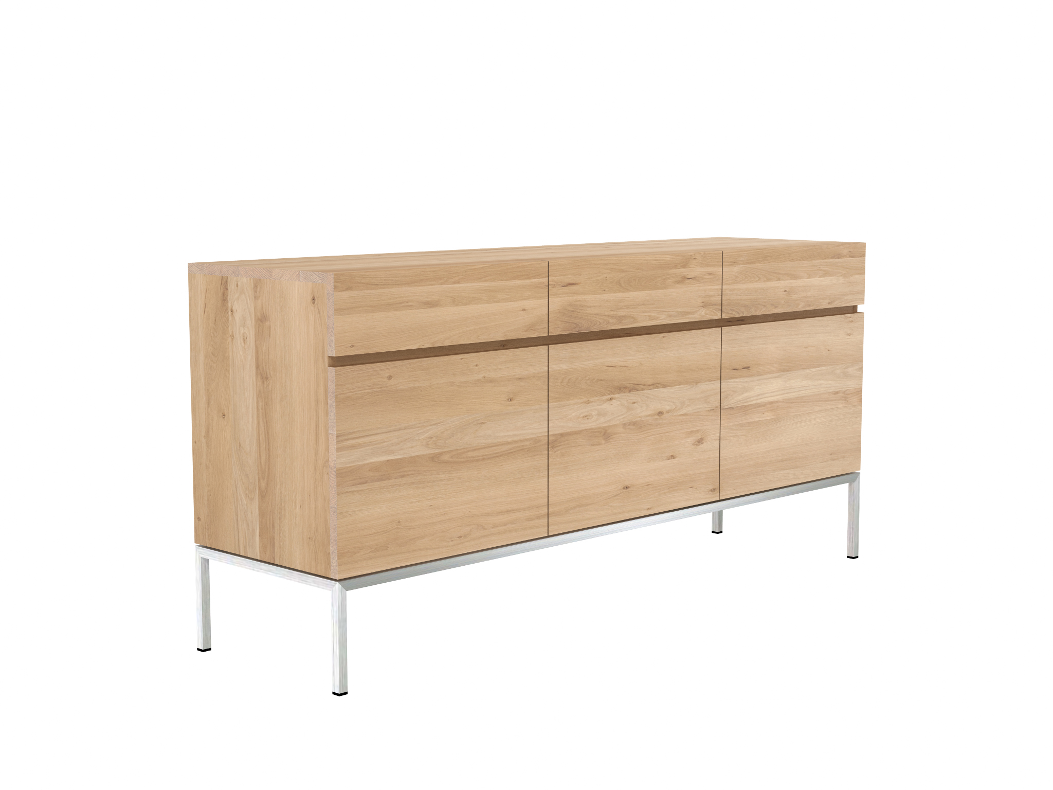 Ethnicraft - Ligna eiken dressoir (165 x 45 x 78 cm)