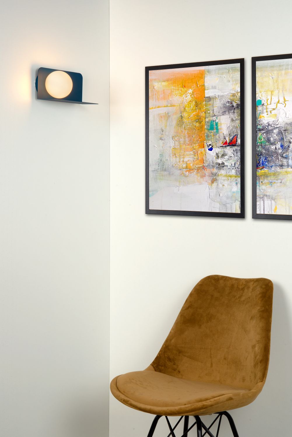 Lucide BONNI - Wandlamp - 1xG9 - Pastel blauw