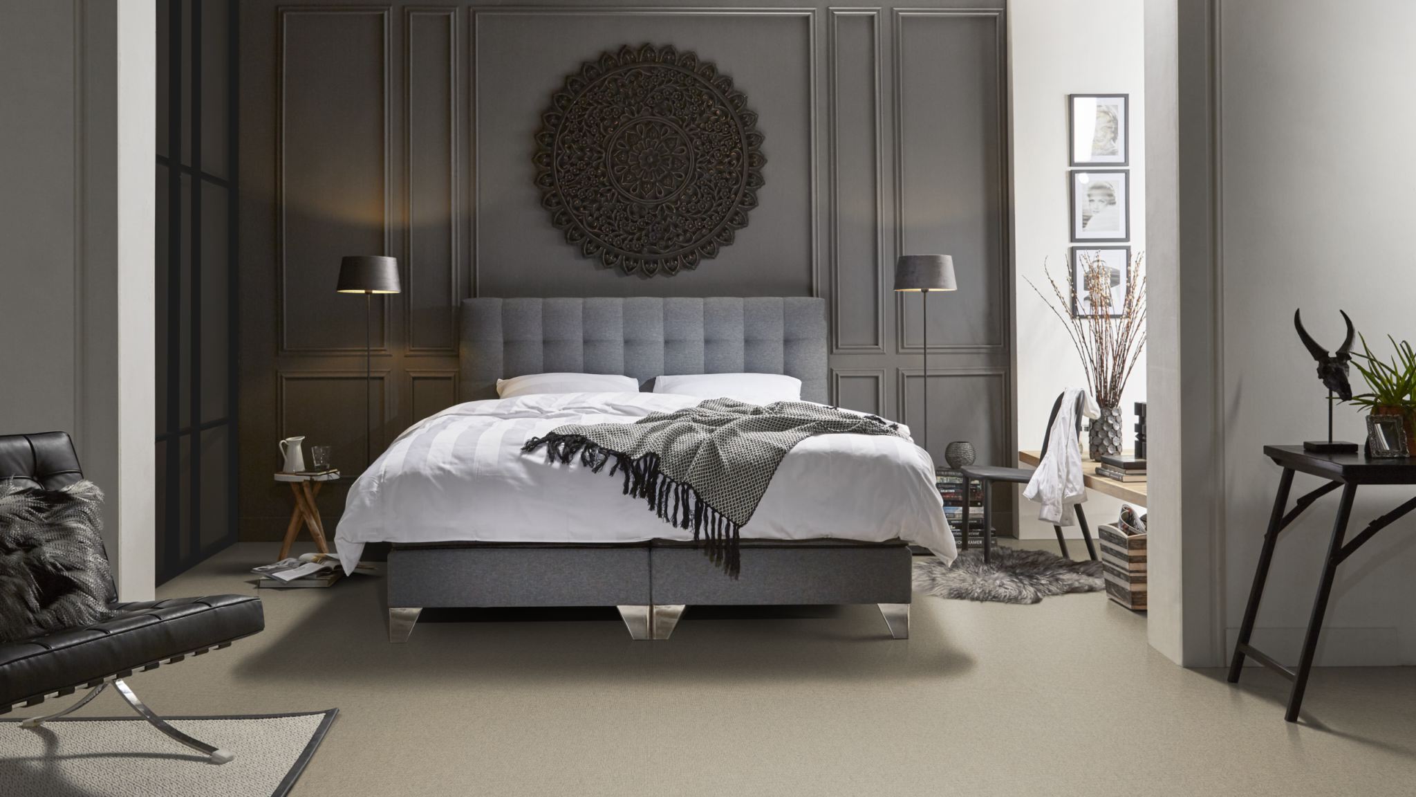 Ambiant Cardigan grijswit 0020