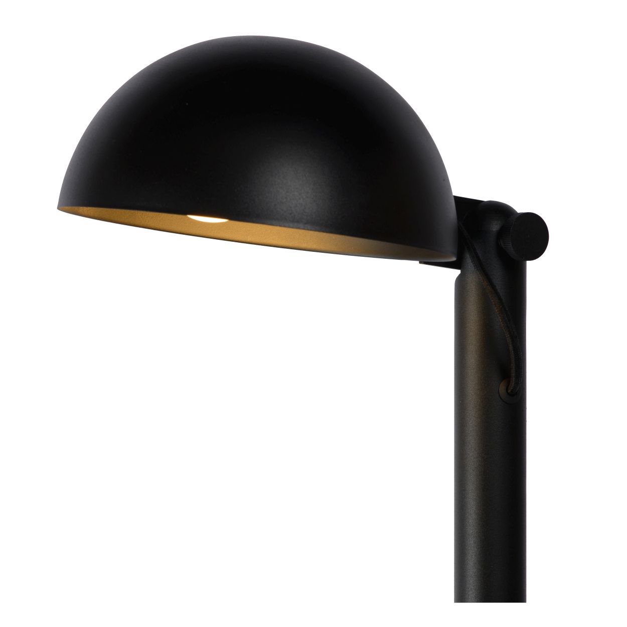 Lucide AUSTIN - Vloerlamp - Ø 28 cm - 1xE27 - Zwart