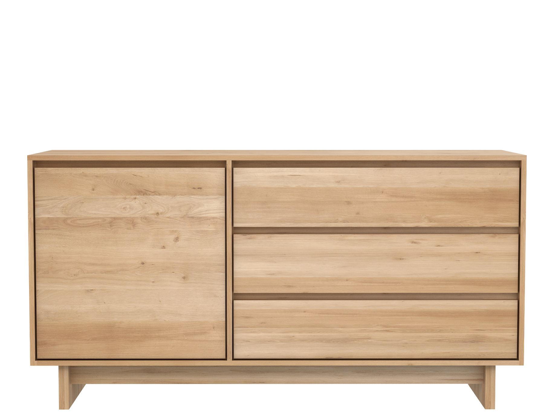 Ethnicraft - Wave eiken dressoir (148 x 46 x 77 cm)