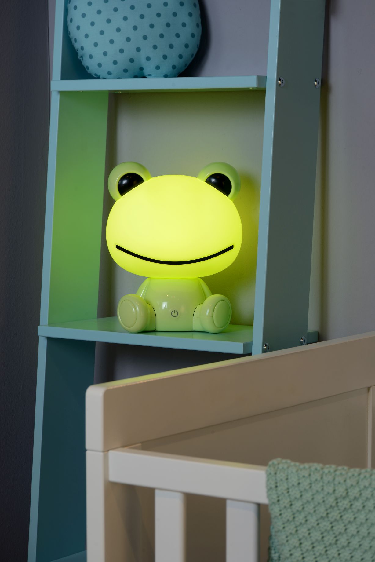 Lucide DODO Frog - Tafellamp Kinderkamer - LED Dimb. - 1x3W - 3 StepDim - Groen