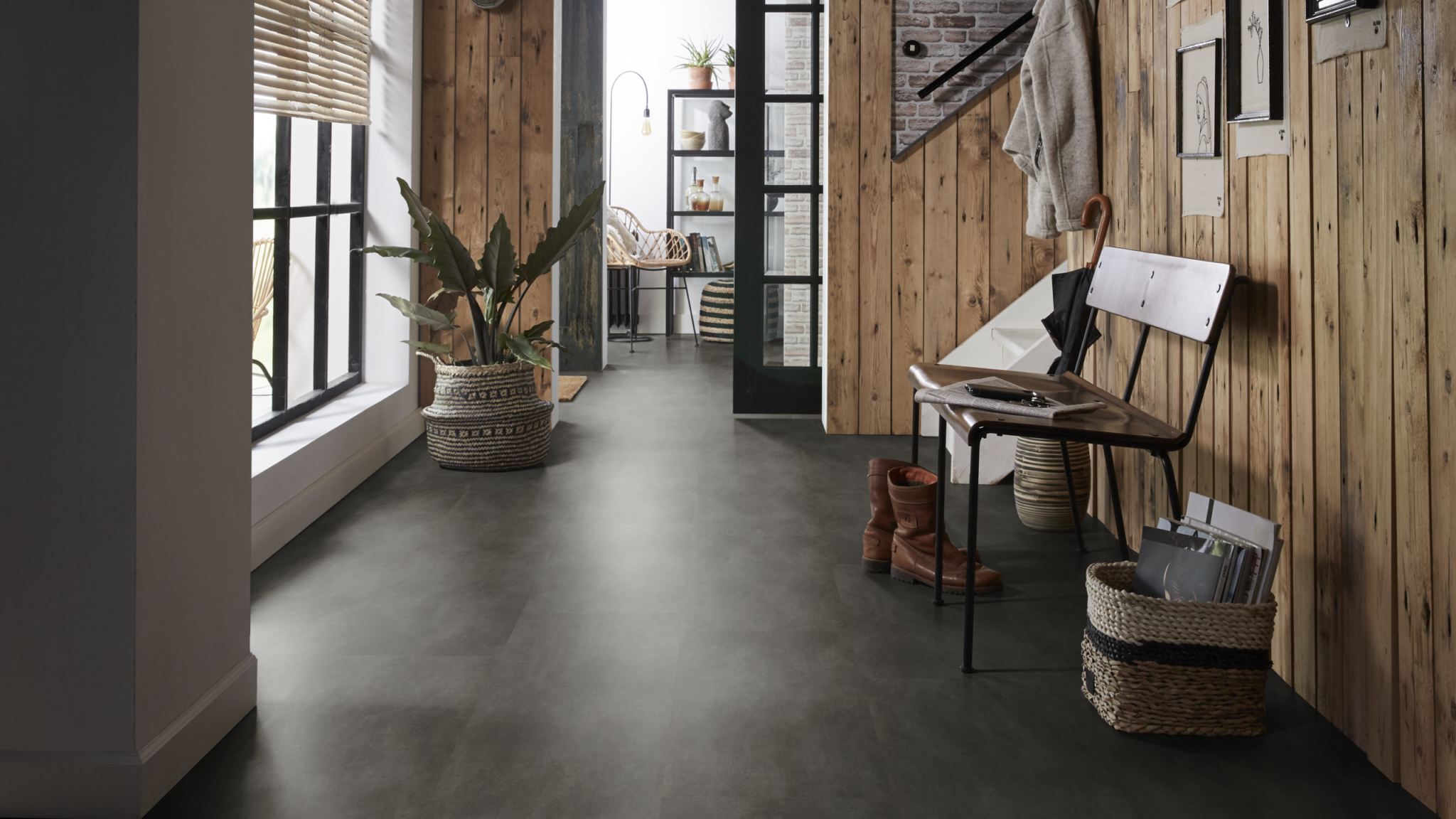 Ambiant Concrete XL dryback anthracite