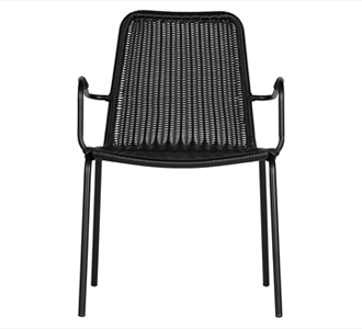 Wander dining chair black