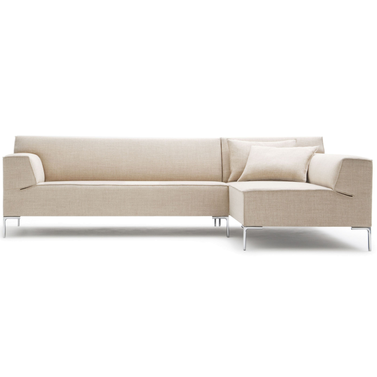 Design on Stock - Bloq bank 3-zits 1-arm chaise longue - Senna 460 Cream