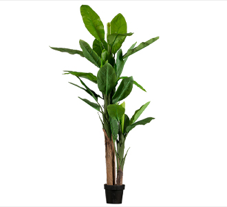 Banana plant artificial plant green 195cm