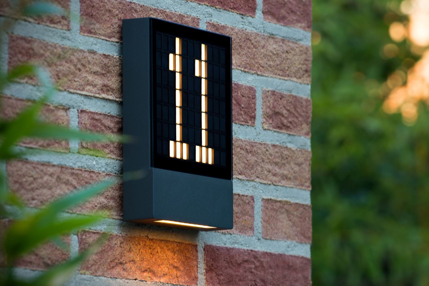 Lucide DIGIT - Wandlamp Buiten - LED - 1x3W 2700K - IP54 - Antraciet