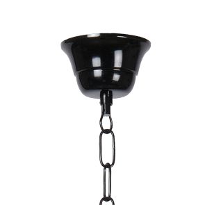 Lucide ARABESQUE - Kroonluchter - Ø 45 cm - 5xE14 - Zwart