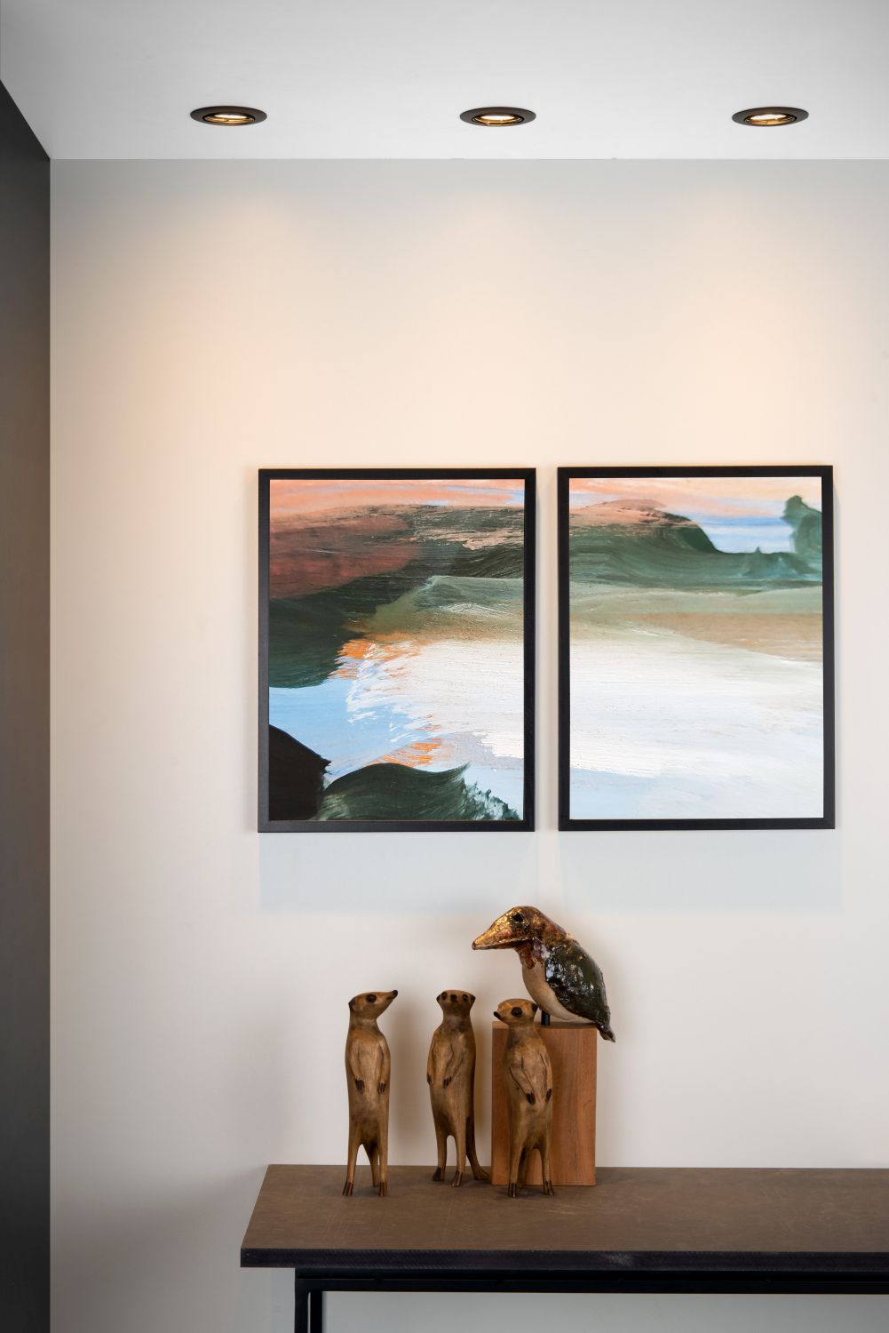 Lucide FOCUS - Inbouwspot - Ø 8,1 cm - LED Dimb. - GU10 - 3x5W 3000K - Zwart - Set van 3