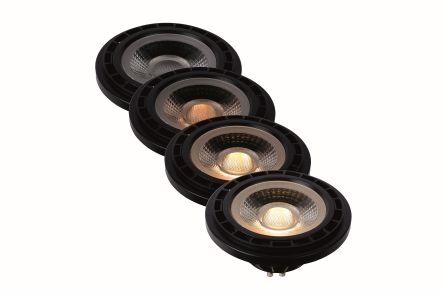 Lucide ES111 - Led lamp - Ø 11 cm - LED Dim to warm - GU10 - 1x12W 2200K/3000K - Zwart