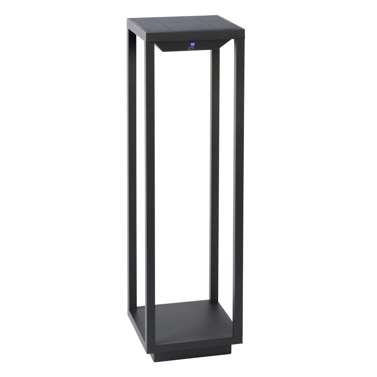 Lucide TENSO SOLAR - Sokkellamp Buiten - LED - 1x2,2W 3000K - IP54 - Antraciet
