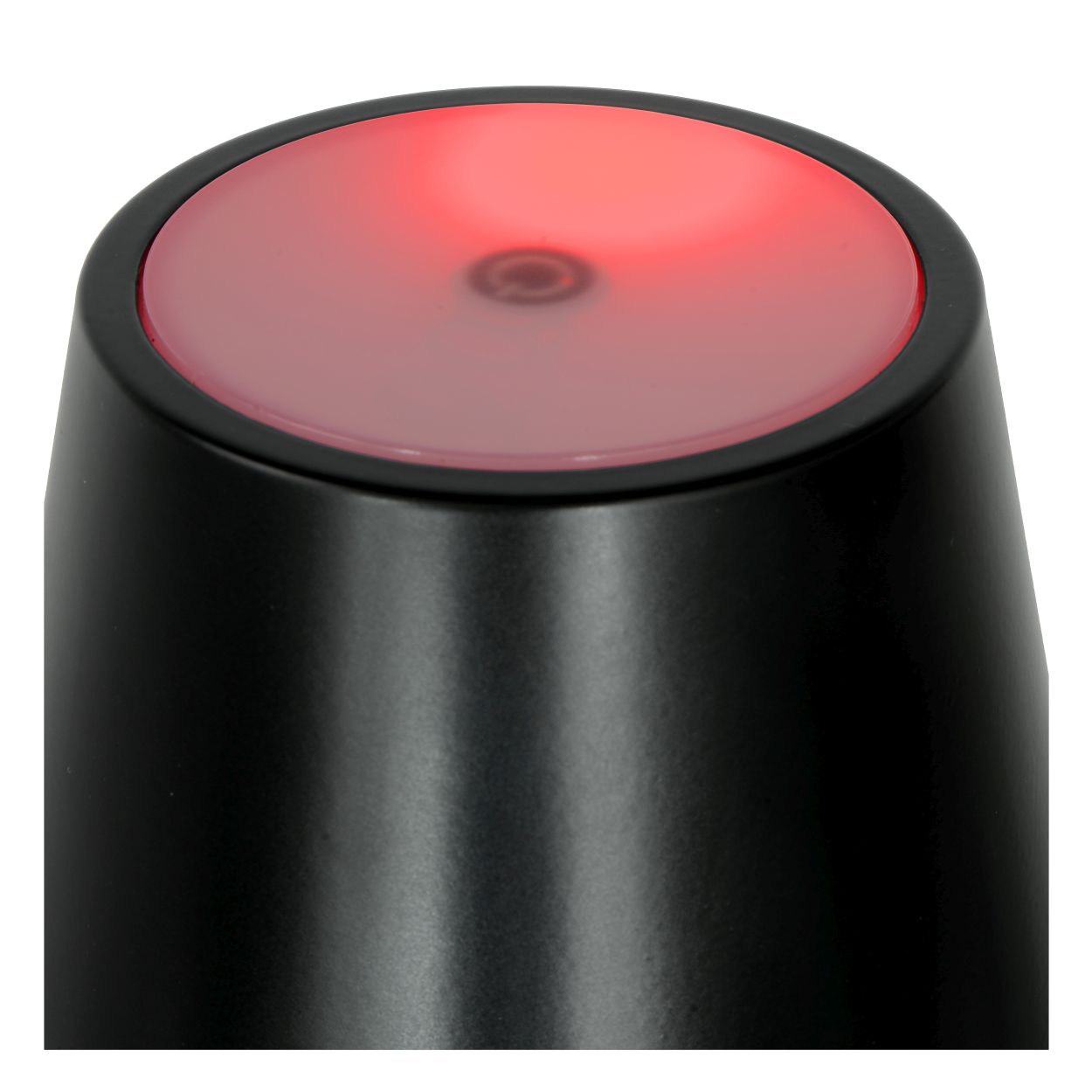 Lucide JUSTIN - Oplaadbare Tafellamp Buiten - Accu/Batterij - Ø 11 cm - LED Dimb. - 1x2,2W 3000K - IP54 - 3 StepDim - Zwart