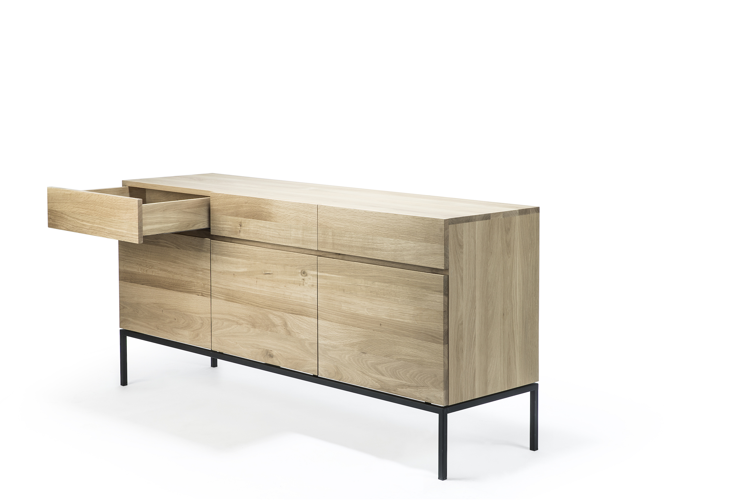 Ethnicraft - Ligna eiken dressoir (165 x 45 x 78 cm)