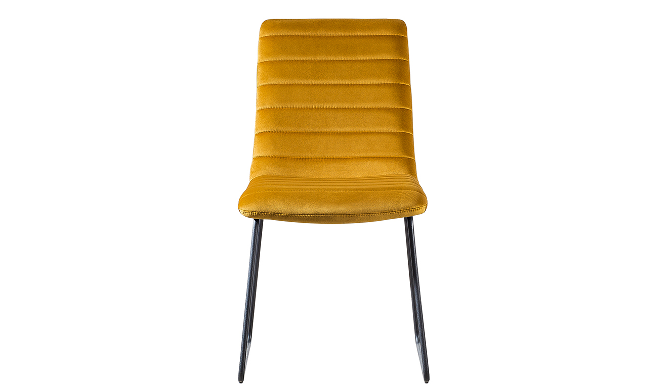 Kick eetkamerstoel Liva - Geel